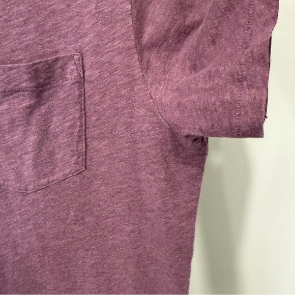 Original Penguin Men's Maroon V-Neck T-Shirt Size L - Picture 4 of 15